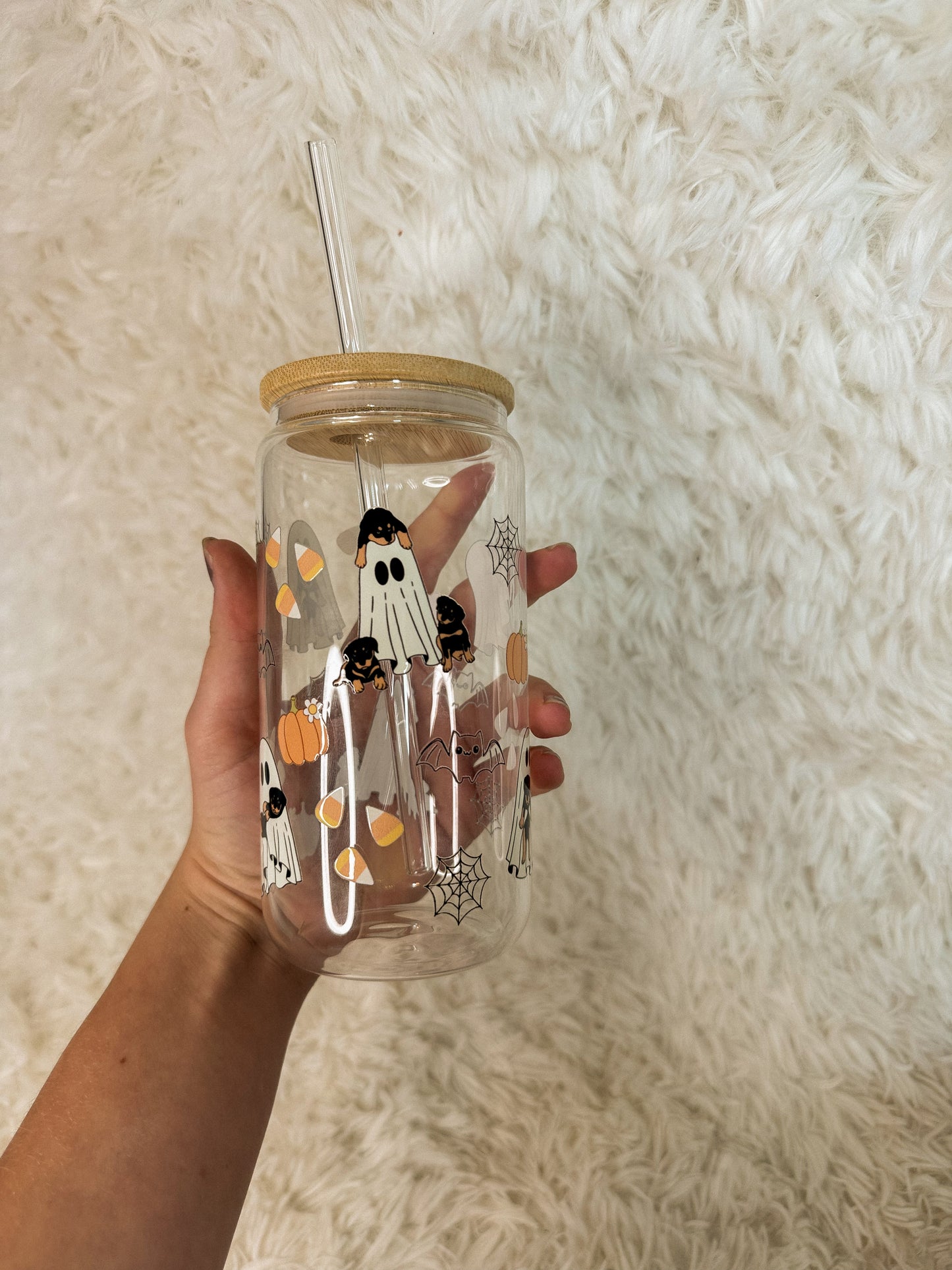Ghost Glass Cup